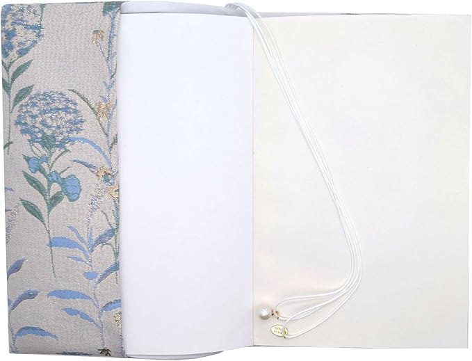 BLBMH A5 Book Covers for Paperbacks Book Cover Fit for 5.5x8.3 inch Adjustable Book Sleeve Cover for A5 Diary Books Fabric Softcover Protector for Notebook - Dandelions Blue