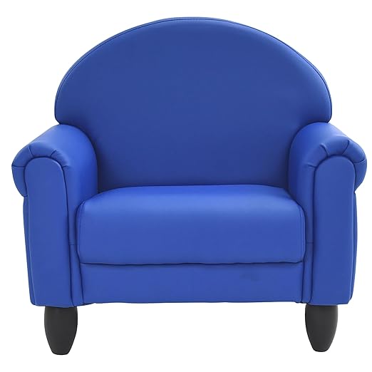 Children's Factory As We Grow Toddler Chair, Flexible Seating for Daycare or Preschool, Kids Reading Couch, Playroom Furniture, Blue