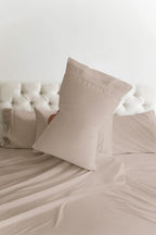 Queen Sheets Set 6 Piece - Includes 4 Pillowcases - Bed Sheets Queen Size - Soft Hotel Luxury Bedding - Cooling, Comfy, Cozy & Breathable - 1 Flat & 1 Fitted & 4 Pillowcases w/ Deep Pockets - Wheat