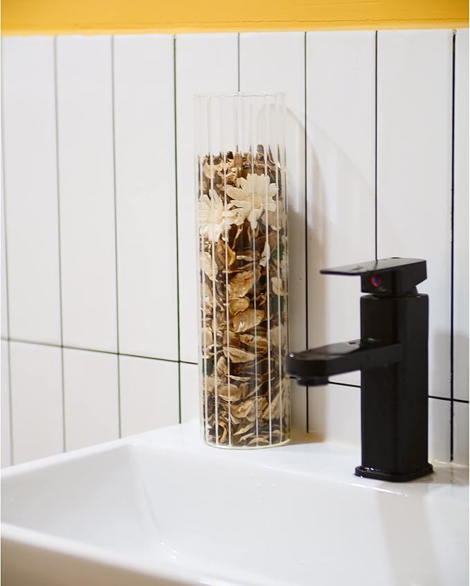 Potpourri Bags,Vanilla Scented Potpourri Bowl Fillers,Dried Flowers,Home Fragrance Sachet of Petal, Vase Decor (White Caramel)-Mini