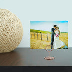 20Pcs Table Number Holders, Place Card Holder, Mini Table Card Holders, Cute Picture Holder Photo Holders for Wedding Reception Party, Table Centerpieces (Rose Gold)