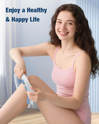 bedee Cellulite Massage Tool, Lymphatic Drainage Massager, Fascia Massage Tool for Arms, Legs, Stomach, Blue