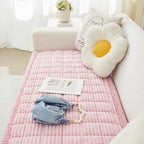 Couch Cover for Dogs Washable, Fuzzy Pet Couch Covers for 3 Cushion Sofa Pet Friendly, Non Slip Sofa Cover (Pink, 27.6" x 82.7"/70 x 210cm)