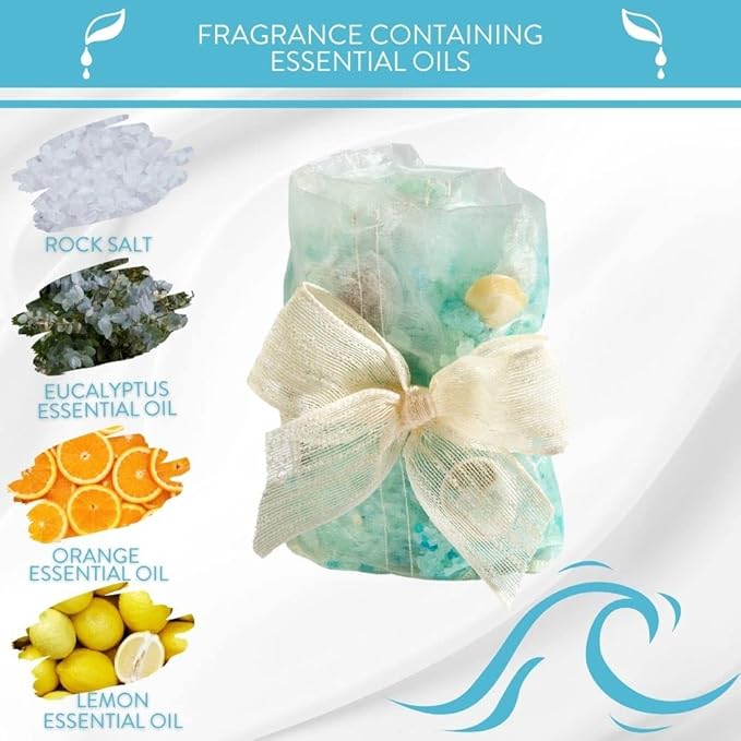 Sonoma Lavender Co, Sachet by The Yard, Fresh Ocean Air Fragrance, Essential Oils, for Home, Bath Room and Closet