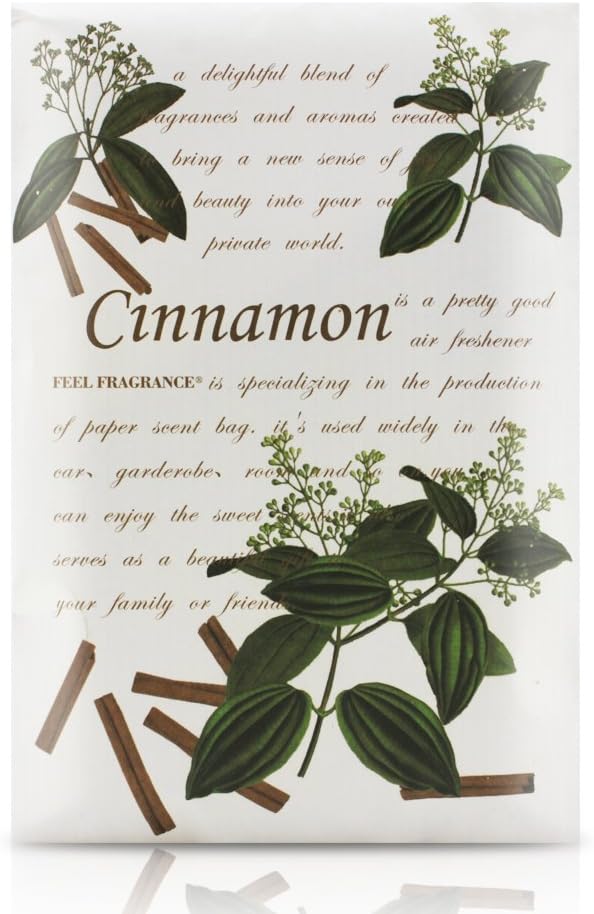 Scented Sachet for Drawer and Closet Sachets, Lot of 12 (Cinnamon)