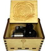 Youtang Music Box Engraved Wooden Gifts Mini Musical Box Play Dreaming for Birthday/Anniversary/Valentine's Day/Christmas (Wind up, Brown)