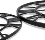 CLXEAST 30 Inch Large Wall Clock Modern, Oversized Roman Numeral Decorative Black Metal Wall Clock for Living Room Decor,House Warming Gifts New Home