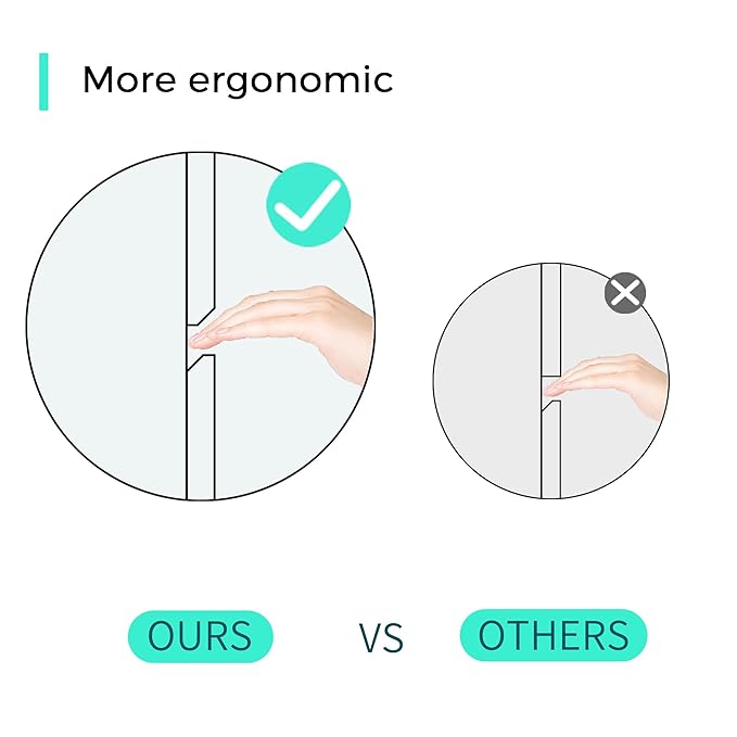 LINSY HOME 9 Drawer Dresser for Bedroom, 53" Wide Chest of Deep Drawers, Modern Farmhouse Wood Dressers with Storage, Large Drawer Organizer for Bedroom, Living Room, Handless Design, White