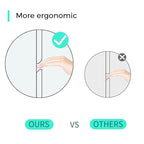 LINSY HOME 10 Drawer Dresser for Bedroom, 53" Wide Chest of Deep Drawers, Modern Farmhouse Wood Dressers with Storage, Large Drawer Organizer for Bedroom, Living Room, Handless Design, Black