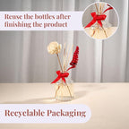 Folkulture Reed Diffusers for Home, 5 oz | Vanilla Scent Diffuser Oil with Sticks for Bathroom Decor Accessories, Living Room, Office, Desk| Natural Essential Oils | Housewarming Gifts | Vanilla