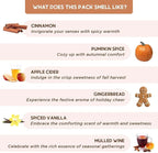 Folkulture Incense Sticks | Set of 6 (120) Fall Incense Sticks with 45 Mins Burn Time | Non Toxic Pumpkin Spice Inscents, Organic Vanilla Incenses | Slow Burning Fall Scents for Home | Fall Essentials