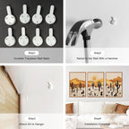 KAIRNE Cactus Canvas Wall Art,Desert Landscape Paintings,Aesthetic Abstract Prints Set of 3(16”X24”),Minimalist Farmhouse Wall Decor,Abstract Boho Artwork for Living Room Bedroom Office Decoration