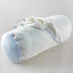 Kingnex Adjustable Roll Bolster Pillow, Under Knees for Sleeping on Back, Between Legs for Side Sleepers Shredded Cool Gel Infused Memory Foam Insert with Removable Bamboo Viscose Cover 20x8