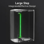 Arlopu 13.2+1.3 Gallon Step Trash Can, Stainless Steel Garbage Bin, Soft-Close Rubbish Bin with Removable Plastic Inner Bucket, Fingerprint-Proof, Lid Dustbin, for Kitchen Home (Beige)