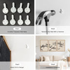 HPNIUB Vintage Sketch Pine Tree Framed Canvas Wall Art Set, Brown Antique Tree Branch Wall Decor, Nature Botanical Art Print, Modern Landscape Pictures for Living Room, Bedroom, Office- 16 x24 x3