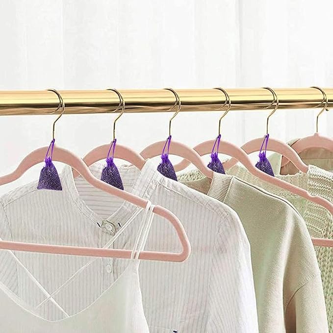 Cedar Space Lavender Sachet Bags for Drawers and Closets 24 Lavendar Sachet Bags Filled with Premium Dried Scented Lavender Bridal Shower Favors Home Fragrance Sachet Packets Closet Smell Freshener