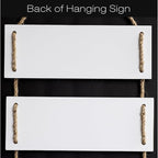 EXCELLO GLOBAL PRODUCTS Large Hanging Wall Sign: Rustic Wooden Decor (Shiraz, Cabernet, Merlot, Pinot Noir, Chardonnay, Pinot Grigio) Hanging Wood Wall Decoration (11.75" x 32")