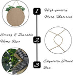 Funny Hanging Wall Sign for Front Door Home Kitchen Decor Rustic Wooden Round Sign Wall Decoration for Kitchen Dining Room Living Room Bedroom Outdoor