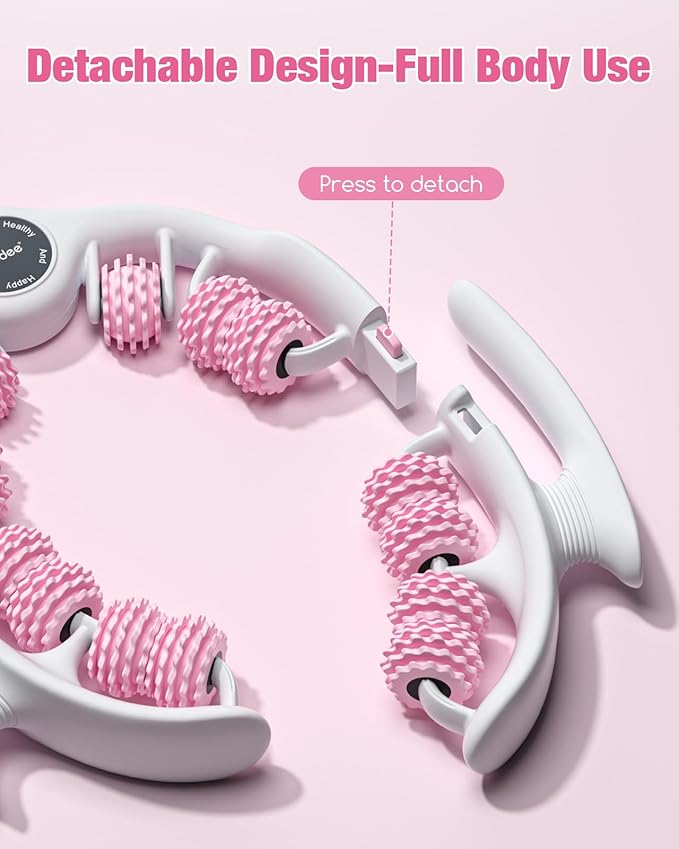 bedee Cellulite Massage Tool, Lymphatic Drainage Massager, Fascia Massage Tool for Arms, Legs, Stomach, Blue