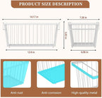 3 Pack Stackable Deep Freezer Organizer Bins ，Upgraded Bottom Leak-Proof net，Encryption and Hardening ， Freezer Organizer Bins for 5 to 9 Cu.FT Small Chest Freezer， Easy Get Bottom Foods