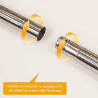 Canopy Bed Frame Post for King Size, Premium Stainless Steel Post Poles, Thicken Canopy Frame, Fit for Four-Corner and Mosquito Curtains