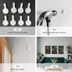 Celestdeco Vintage Dark Botanical Framed Canvas Wall Art Set, Colorful Floral Wall Decor, Nature Wildflower Wall Painting, Colorful Blossom Art Prints for Living Room, Bedroom, Office - 24"X36"X3