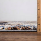 Keen Home Design Area Rugs - 2x16 Non-Shedding, Abstract Rugs for Kitchen, Living Room, Bedroom, Dining Room, Entryway - Size: 2'8" x 16', Multi