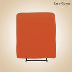 Easy-Going Recliner Stretch Sofa Slipcover Sofa Cover 4-Pieces Furniture Protector Couch Soft with Elastic Bottom Polyester Spandex Jacquard Fabric Small Checks(Recliner,Orange,Large)