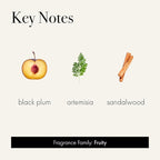 LAFCO New York Holiday Signature Candle, Absinthe Plum - 15.5 oz - 90-Hour Burn Time - Reusable, Hand Blown Glass Vessel - Made in The USA