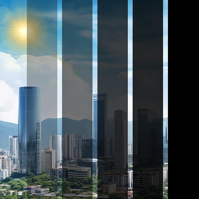 Window Film Transparent Heat Control UV Blocking, 50% VLT Window Tint for Shopfront Glass with Installation Tools, PET Material, Ideal for Stores, Glass Doors and Display Windows, 27.6Inch×196.9Inch