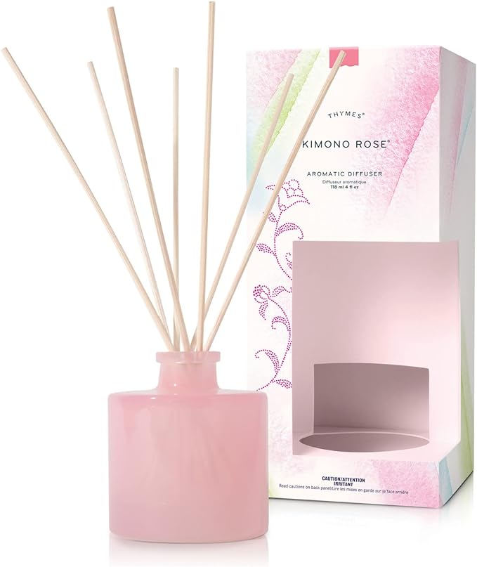 Thymes Petite Reed Diffuser - 4 Fl Oz - Kimono Rose