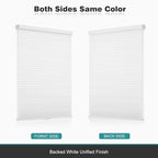 Changshade Cordless Cellular Shades, Light Filtering Honeycomb Shades for Windows, Pull Down Pleated Blinds, Easy to Install for Indoor Windows and French Doors,55" W x 72" H, Grey