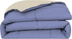 Modern Threads Down Alternative Reversible Comforter Blue/Cream Queen