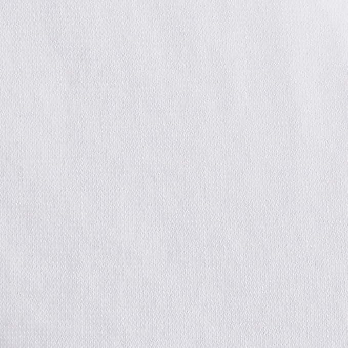 Amazon Basics 4 Piece Bed Sheet Set, 100% Cotton Jersey, Includes Super Soft, Flat and Fitted Sheets, Pillowcase, Full, White, Solid