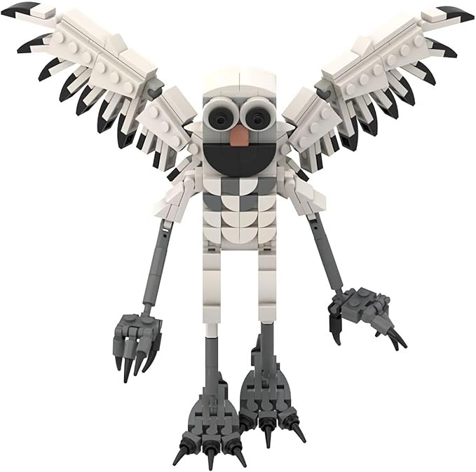 99 N-ights in The Forest 7.2in Block Model DIY Gothic Building Decorative Monster Figurine Ornaments, Creative Collectible Gift, Funny Desk Display