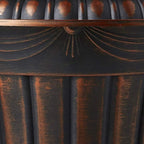 PL00CP Classic Traditional Plastic Urn Planter, 16" x 18", Brushed Copper