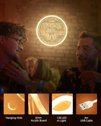 Garage Bar LED Neon Sign for Wall Art Decor, Dimmable Garage Light Up Sign for Man Dad Gifts, Neon Lights Bar Signs for Home Bar Pub Man Cave Bistro Birthday Camping Party