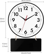 Lumuasky 4-Pack Silent Wall Clocks Time Zones with 4 Pcs Chalkboard and White Marker Pen – Battery Operated Clocks with Time Zones Multi Time Zone Clocks Perfect for Home, Office & Classroom