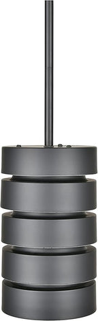 Linea di Liara Macchione Matte Black Pendant Light Fixtures Modern Pendant Lighting for Kitchen Island, Dining Room and Over Sink Lighting Hanging Fixture Industrial Mini Pendant Light, UL Listed