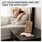 Homeforia 4x6 Picture Frame Gold, High End Metal 4 x 6 Gold Frames with Mat 3 x 5 for Print, 4by6 Desk Frame Matted to 3x5 inch Photo, 4 by 6 Wall or Tabletop Frame, Tempered Glass, Wall Kit, Set of 1