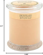 Archipelago Botanicals Kashmir Glass Jar Candle, Kashmir Vanilla, Orange Blossom and Sandalwood Scent, Lead-Free Candle Wicks, Burns Approx. 60 Hours (8.6 oz)