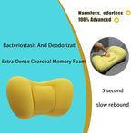 Car Neck Pillow, 2pcs Memory Foam Ergonomic Neck Pillow and Seat Headrest for Driving Fatigue Relief, Comfort and Support Your Neck