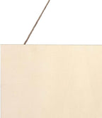 Personalized Hanging Wood Signs, Customized Door Board with Multiple Wood Background and Fonts to Choose, Design Your Rustic Decoration Sign for Home Kitchen Farmhouse 11.8x11.8 inch