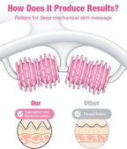 bedee Cellulite Massage Tool, Lymphatic Drainage Massager, Fascia Massage Tool for Arms, Legs, Stomach, Blue