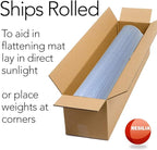 RESILIA Office Desk Chair Mat - for Low Pile Carpet (with Grippers) Black, 47 Inches x 57 Inches, Made in The USA