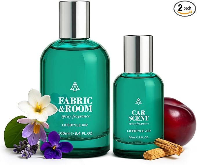 AromaPlan Natural Room Spray & Car Fragrance Kit, Lifestyle Air- Concentrated, Non-Toxic, Odor Eliminator & Long Lasting- Room Spray Air Freshener- Home, Car- 5 Star Hotel Scent Collection (100&30 ml)