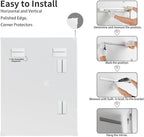 Mirrorons Bathroom Vanity Mirror 24" x 32", Frameless Mirror with Polished Edge, Hangs Horizontally or Vertically. Upgraded Shatterproof Bathroom Mirror for Wall.