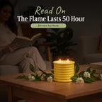 Scented Luxury Candles in Handmade Ceramic Jars, Soy Wax | Flower Bomb – Lily of The Valley & Jasmine, Large Candle | Non Toxic, 2 Wicks, Reusable Yellow Jar | Natural Spring Aromatherapy for Women