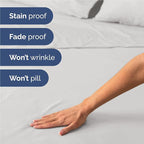 Full Sheets Set 6 Piece - Includes 4 Pillowcases - Bed Sheets Full Size - Soft Hotel Luxury Bedding - Cooling, Comfy, Cozy & Breathable - 1 Flat, 1 Fitted & 4 Pillowcases w/ Deep Pockets - French Grey