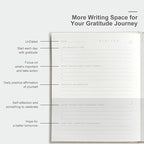 &And Per Se Gratitude Journal – Five Minutes a Day to Cultivate Mindfulness, Happiness, Positive Vibes, Affirmations & Self-Reflection – Undated Daily Gratitude Journal for Women & Men (Black)